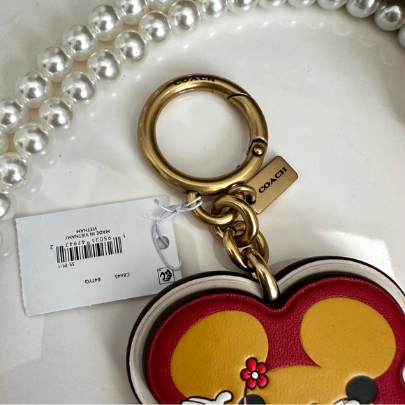 Disney X Coach Touring Mickey Mouse Bag Charm NWT - Picture 4 of 6